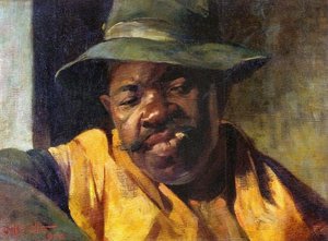 Portret van een zwarte man